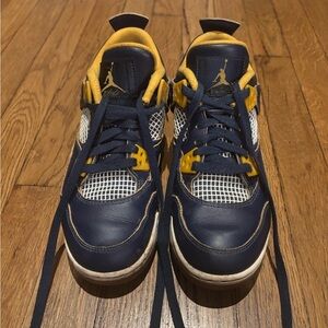 Jordan Kids Sneakers Navy and Yellow
